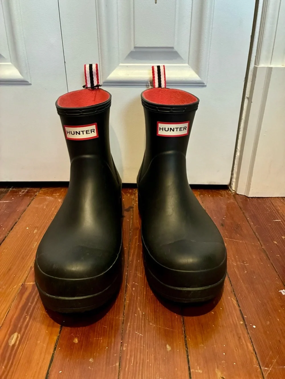 Hunter Play Short Rain Boots Waterproof Black Men’s Size 9/EU 42